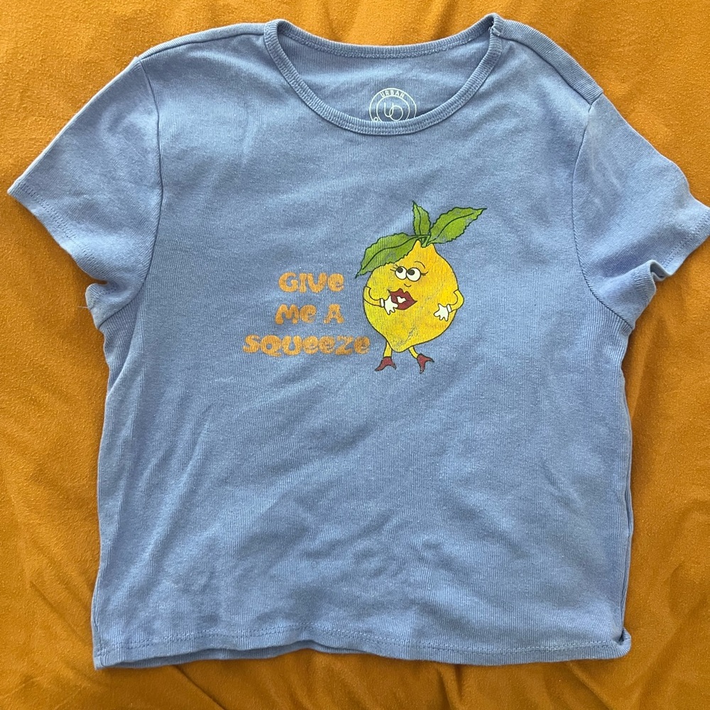 Purple Graphic Baby Tee